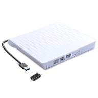 Zewnętrzny napęd DVD do laptopa, przenośny odtwarzacz DVD-RW/CD-RW USB 3.0