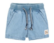 COOL CLUB Szorty letnie chłopięce spodenki krótkie jeansowe denim r. 80