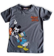 Tričko Mickey Mouse - sivé 122/128