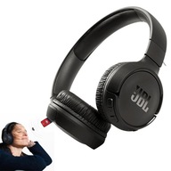 SŁUCHAWKI BEZPRZEWODOWE NAUSZNE JBL Tune CZARNE BASS BLUETOOTH Premium