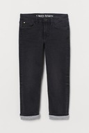 H&M spodnie 98 2-3 czarne skinny FIT jeans