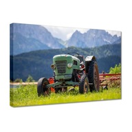 Obrazy 30x20 Starý traktor v Alpách