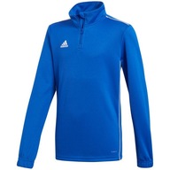 Bluza dla dzieci adidas core 18 training top junior niebieska cv4140 164cm