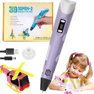 PERO 3D PRE DETI TLAČIAREŇ MAGICKÝ PEN SADA + FAREBNÉ USB KAZETY