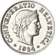 Moneta, Szwajcaria, 5 Rappen, 1934