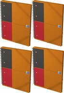 Kołonotatnik OXFORD Meetingbook A4 80k Kołozeszyt x4