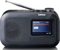 Lenco PDR-026BK Prenosné rádio DAB+/FM Batéria - Bluetooth Čierna