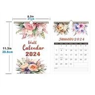 2024 Simple Monthly Wall Calendar Scheduler Planner Hanging Wall Calendar