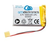 3,7V 1000mAh LiPo akkumulátor 503450 (2526)