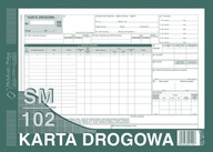 KARTA DROGOWA SM/102 NUMEROWANA 801-1N MiP