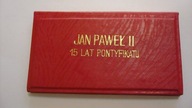 Zestaw 2 x medal Jan Paweł II papiez 15 lat Pontyfikatu 1998