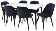 Sada Rozkladací stôl AMETYST a 6 stoličiek GUSTO I Produkt Poľský Farby