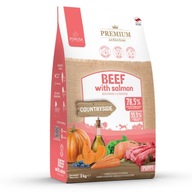 pokusa> BEEF WITH SALMONEL HOVÄDZIE S LOSOSOM 3KG PUPPY KRMIVO PRE ŠTEŇATÁ