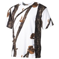 Koszulka Męska wojskowa Bawełniana moro T-shirt MFH Hunter-Snow L