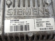 control unit of the engine Peugeot 307 2002 9649341380