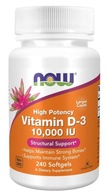 NOW FOODS USA VITAMIN D3 10000 240K WITAMINA D-3