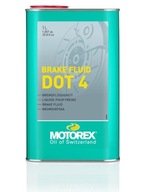 BRZDOVÁ KVAPALINA MOTOREX BREAK FLUID DOT 4 1000 ml PLECHOVKA 1L VYSOKO ÚČINNÁ