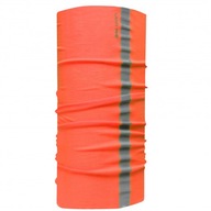 Multifunkčná šatka Oranžová s Reflexným pásom