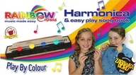 Rainbow Colours Harmonica - vzdelávacia harmonika