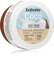 BABARIA Telový krém Kokosový olej Vitamín E vyživuje a zjemňuje 400 ml