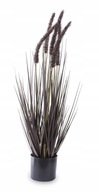 Umelá okrasná tráva čierna originál XL 65cm