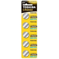 Litiová batéria Toshiba CR2032 5 ks.