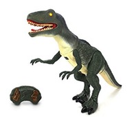 Dinozaur zdalnie sterowany na pilota zabawka RC Velociraptor + dźwięki