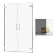 Drzwi prysznicowe wnękowe Arta DWD 95 grafitowe