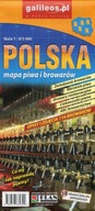 Mapa piwa i browarów - Polska 1:875 000