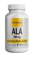 KWAS ALFA LIPONOWY ALA 200mg / Vege 120 kapsułek