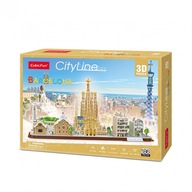 3D puzzle City Line Barcelona / Cubicfun