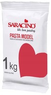 Masa do modelowania figurek Saracino czerwona 1 kg