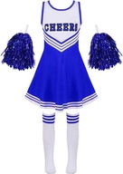 Cheer Leader kostým na karneval dievčenský jednotný kostým