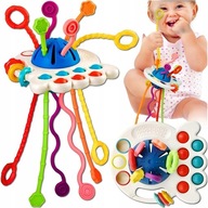 SENZORICKÁ HRAČKA MONTESSORI VZDELÁVACIA ANTISTRESOVÁ HRYZAČKA PRE DOJČATÁ