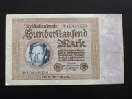 Banknot 100 000 Marek 1923/ ulotka wyborcza