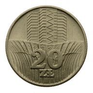 M691 - 20 złotych 1973 r. - Wieżowiec, Kłosy - Stan 1-