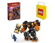 KLOCKI LEGO NINJAGO 71806 MECH ŻYWIOŁU ZIEMI COLEA NOWE PRZYGODOWE + TORBA