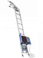 Výťah pokrývačský rebrík navijak vlek Geda 250