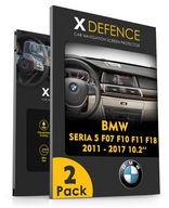 2w1 SZKŁO OCHRONNE NA NAWIGACJĘ BMW SERIA 5 F07 F10 F11 F18 2011-2017 10,2