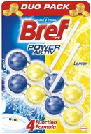 Bref Power Aktiv Zawieszka do WC Lemon 2x50g