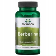 Swanson Berberine 400mg berberín HCL chudnutie hladina cukru 60 kapsúl