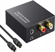 Optyczny Konwerter SPDIF Coaxial 2xCinch Audio 3,5