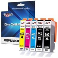 Atrament AQMI HP-655-do-Drukarki-DeskJet-Ink-Advantage pre HP čierna (black), červená (magenta), modrá (cyan), sada, žltá (yellow)