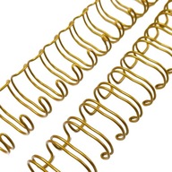 Drôtený chrbát na bandovanie 2,5cm zlatý