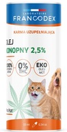 Francodex CBD konopný olej 2,5% 10 ml pre psa mačku