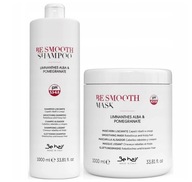 Be Hair Be Smooth Šampón a maska vyhladenie 2x1l