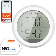 Czujnik Temperatury i Wilgotności ZigBee TUYA LCD Smart Life Dom Higrometr