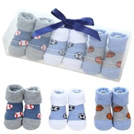 Ponožky detské pre chlapca ako darček SADA futbalových loptičiek