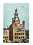 POZNAŃ - RYNEK, RATUSZ, FELDPOST 1915