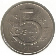 Czechosłowacja 5 koron 1984 mennicza mennicze
